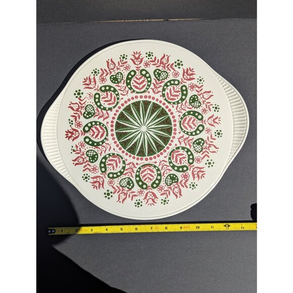 1950's Vintage EdelKerr Grünstadt Heart and Flower Design Cake Plate | Germany - Picture 5 of 5